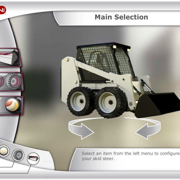 Animation App UI Skid Steer