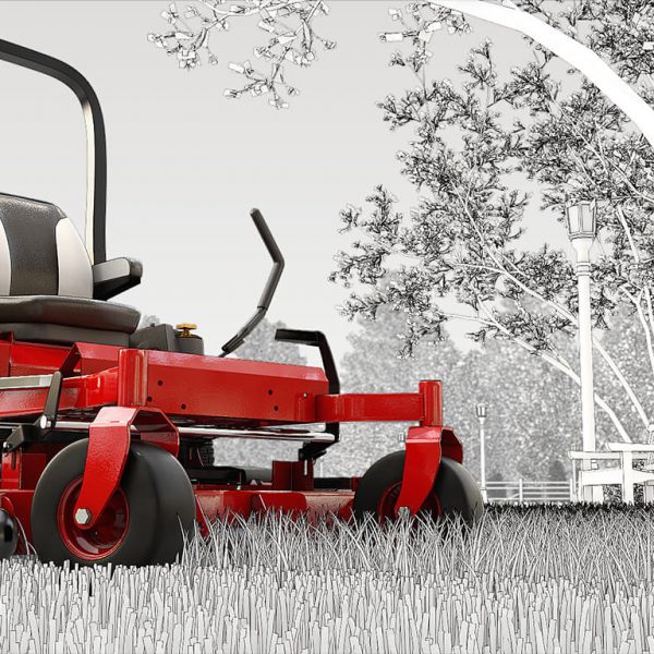 Almon Inc's Zero Turn Mower Render