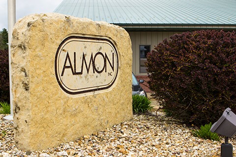 Almon Inc Dubuque Iowa Sign