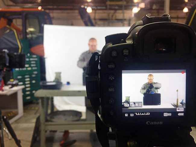 Instructional Video Shoot - Behind The Scenes