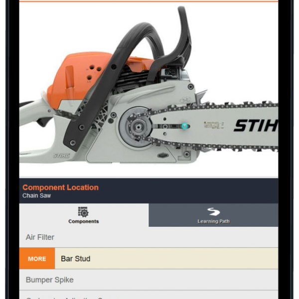 STIHL Service App - IPad View