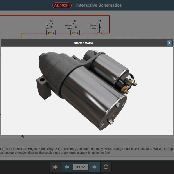 Interactive Schematics Pop-Up Information