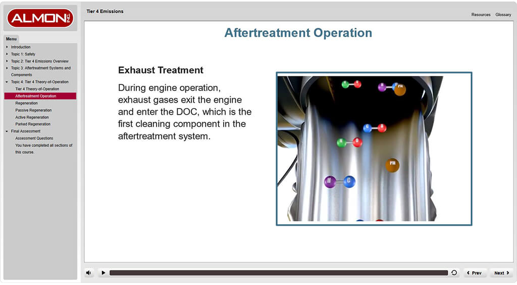 eLearning - Tier 4 - aftertreatment operation