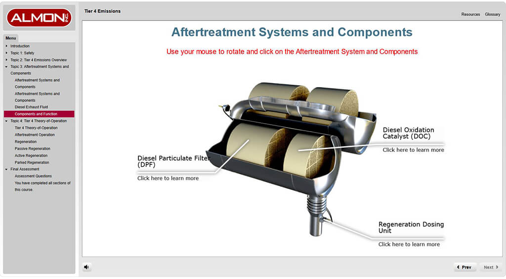 eLearning - Tier 4 - aftertreatment systems and components
