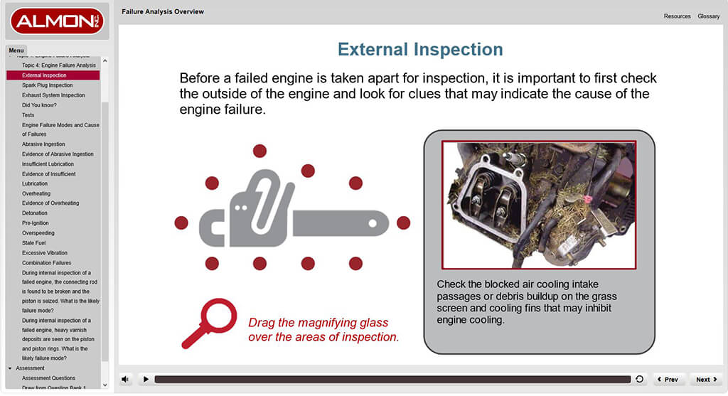 elearning - Failure Analysis - external inspection