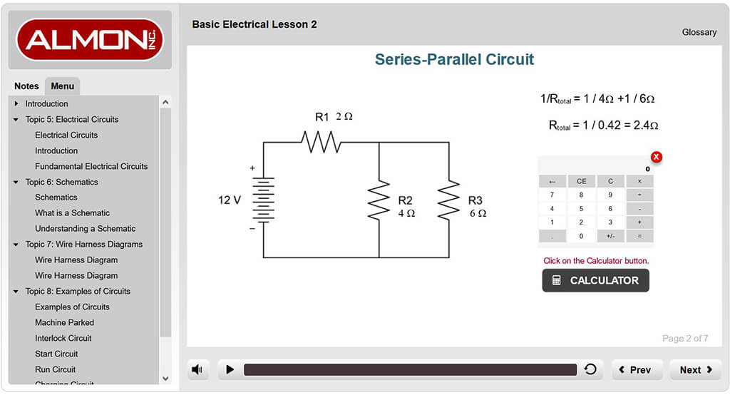elearning basic electrical 2 parallel circuit